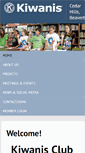 Mobile Screenshot of cedarhillskiwanis.org